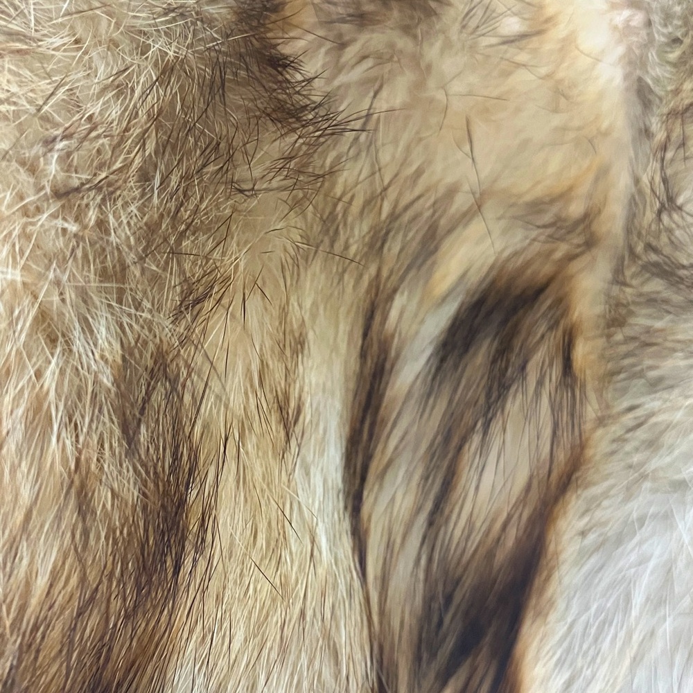 Fur Collar With Toggle Closure - image 3